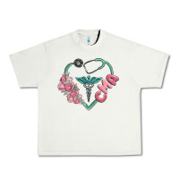 Pistachio cma  heart Urban Heavy Tee - MaliasSmallBusiness