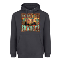 Smoke Raising hell with the hippies and the cowboys Heavyweight Hoodie - HowdyJamesFarm