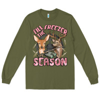 Army Green fill the freezer season Long Sleeve Tee - MaliasSmallBusiness