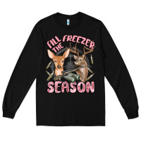 Black fill the freezer season Long Sleeve Tee - MaliasSmallBusiness