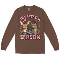 Chestnut fill the freezer season Long Sleeve Tee - MaliasSmallBusiness