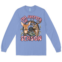 Colony Blue fill the freezer season Long Sleeve Tee - MaliasSmallBusiness