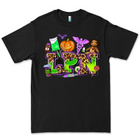 Black lpn halloween nurse with Premium Tee - AdoDesignShop