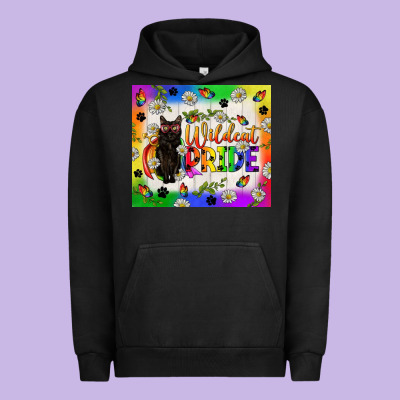Wildcat Pride Lgbtq Tumbler Urban Hoodie Designed By Bundleandbundleshop