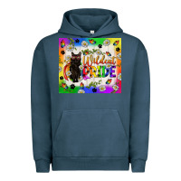 Pigment Midnight Navy Wildcat Pride LGBTQ Tumbler Urban Hoodie - BundleAndBundleShop