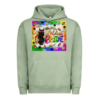 Pigment Oil Green Wildcat Pride LGBTQ Tumbler Urban Hoodie - BundleAndBundleShop