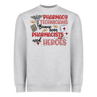 Heather Grey pharmacy technicians Heavyweight Sweatshirt - MaliasSmallBusiness