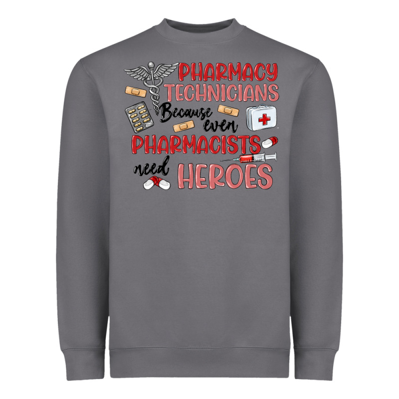 Pharmacy Technicians Heavyweight Sweatshirt by MaliasSmallBusiness | Teevron