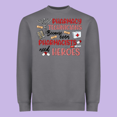 Pharmacy Technicians Heavyweight Sweatshirt Designed By Maliassmallbusiness