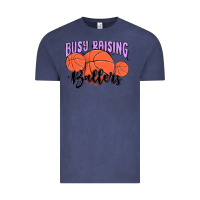 Vintage Denim busy raising ballers Vintage Tee - MaliasSmallBusiness