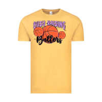 Vintage Mustard busy raising ballers Vintage Tee - MaliasSmallBusiness