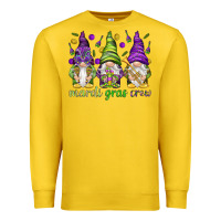 Lemon Mardi Gras crew with gnomies Premium Sweatshirt - HowdyJamesFarm