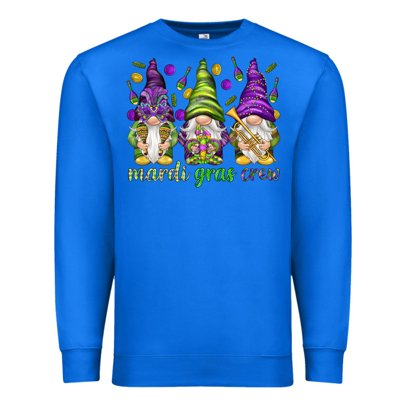 Mardi Gras Crew With Gnomies Premium Sweatshirt by HowdyJamesFarm | Teevron