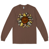 Chestnut sunflower camouflage and leopard 2 Long Sleeve Tee - JahusDesignShop