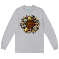 Moon Dust sunflower camouflage and leopard 2 Long Sleeve Tee - JahusDesignShop