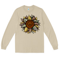 Mushroom sunflower camouflage and leopard 2 Long Sleeve Tee - JahusDesignShop