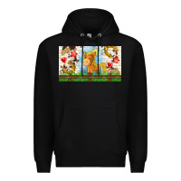 Black cute horse Premium Hoodie - TumblerDesignByShophia