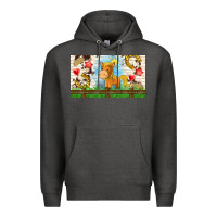 Charcoal Heather cute horse Premium Hoodie - TumblerDesignByShophia
