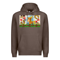 Coffee cute horse Premium Hoodie - TumblerDesignByShophia