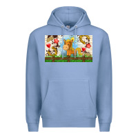 Colony Blue cute horse Premium Hoodie - TumblerDesignByShophia