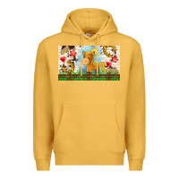 Mustard cute horse Premium Hoodie - TumblerDesignByShophia