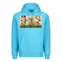 Ocean Blue cute horse Premium Hoodie - TumblerDesignByShophia