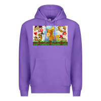Purple cute horse Premium Hoodie - TumblerDesignByShophia
