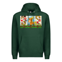 Sports Green cute horse Premium Hoodie - TumblerDesignByShophia