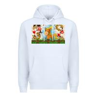 White cute horse Premium Hoodie - TumblerDesignByShophia