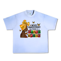 Grape Ice never understimate the power of a black woman Urban Heavy Tee - MaliasSmallBusiness