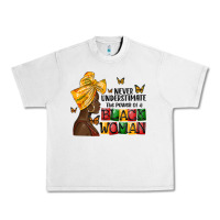 Lunar Rock never understimate the power of a black woman Urban Heavy Tee - MaliasSmallBusiness