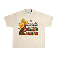 Sandshell never understimate the power of a black woman Urban Heavy Tee - MaliasSmallBusiness