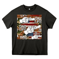 Asphalt dad life fist bump seamless pattern Heavy Core Tee - HRA Design Shop