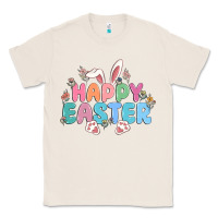 Natural happy easter Classic Tee - MaliasSmallBusiness