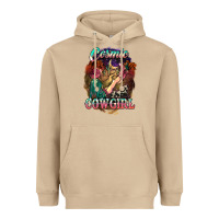 Mushroom Cosmic Cowgirl Heavyweight Hoodie - HowdyJamesFarm