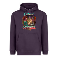 Plum Cosmic Cowgirl Heavyweight Hoodie - HowdyJamesFarm