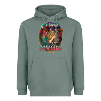 Sage Cosmic Cowgirl Heavyweight Hoodie - HowdyJamesFarm