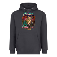 Smoke Cosmic Cowgirl Heavyweight Hoodie - HowdyJamesFarm