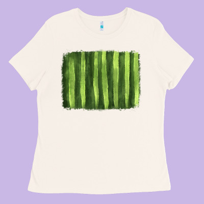 Watermelon Pattern Background Ladies Tee Designed By Hra Design Shop