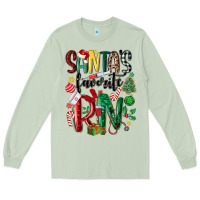 Matcha santas favorite registered nurse Long Sleeve Tee - MaliasSmallBusiness