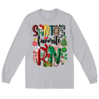 Moon Dust santas favorite registered nurse Long Sleeve Tee - MaliasSmallBusiness