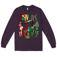 Plum santas favorite registered nurse Long Sleeve Tee - MaliasSmallBusiness
