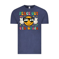 Vintage Denim peace out 2024 4th grade Vintage Tee - JahusDesignShop