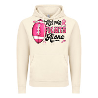 Vintage Artic nobody fights alone pink football breast cancer awareness Vintage Hoodie - Jasminsmagicworld