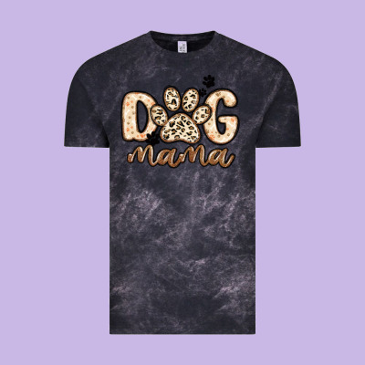Dog Mama Vintage Tee Designed By Maliassmallbusiness