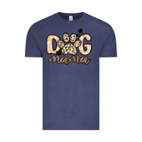 Vintage Denim dog mama Vintage Tee - MaliasSmallBusiness