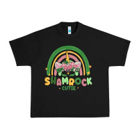 Black shamrock cutie Urban Heavy Tee - MaliasSmallBusiness