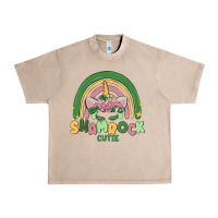 French Oak shamrock cutie Urban Heavy Tee - MaliasSmallBusiness