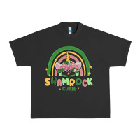 Pigment Black shamrock cutie Urban Heavy Tee - MaliasSmallBusiness