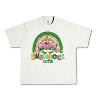 Pistachio shamrock cutie Urban Heavy Tee - MaliasSmallBusiness
